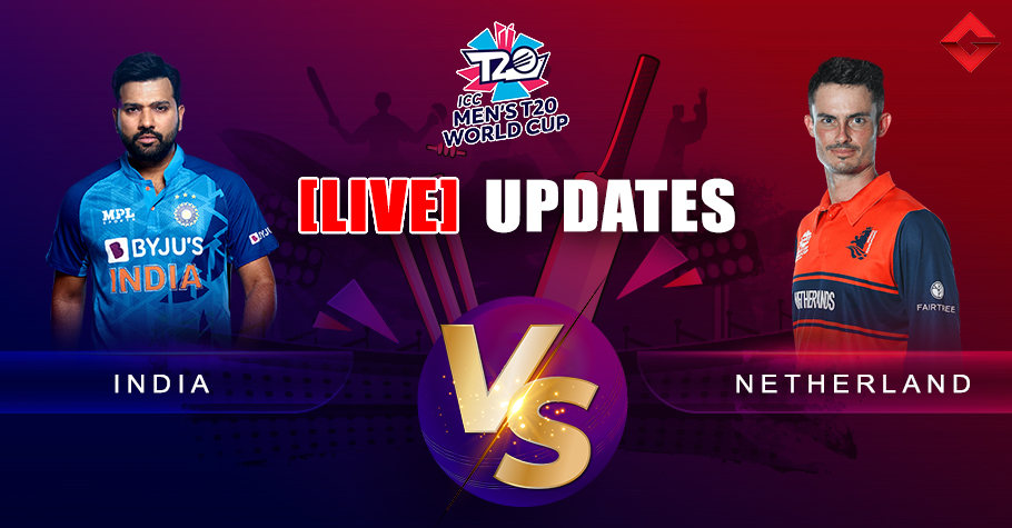 India vs Netherland Live Match T20 World Cup 2022