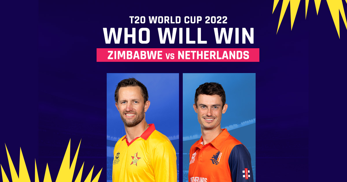 Zimbabwe vs Netherlands Live Match T20 World Cup 2022