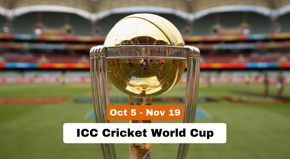 ICC World Cup 2023, Schedule, Team, Venue, Squad, Ranking & Winning Prediction