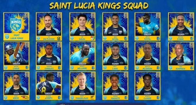 Saint Lucia Kings 2023 Squad