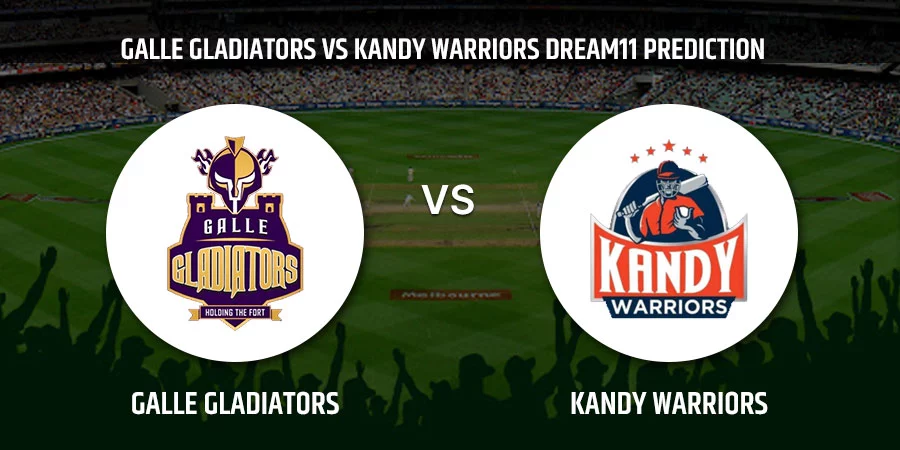 Kandy Warriors vs Galle Gladiators 2023