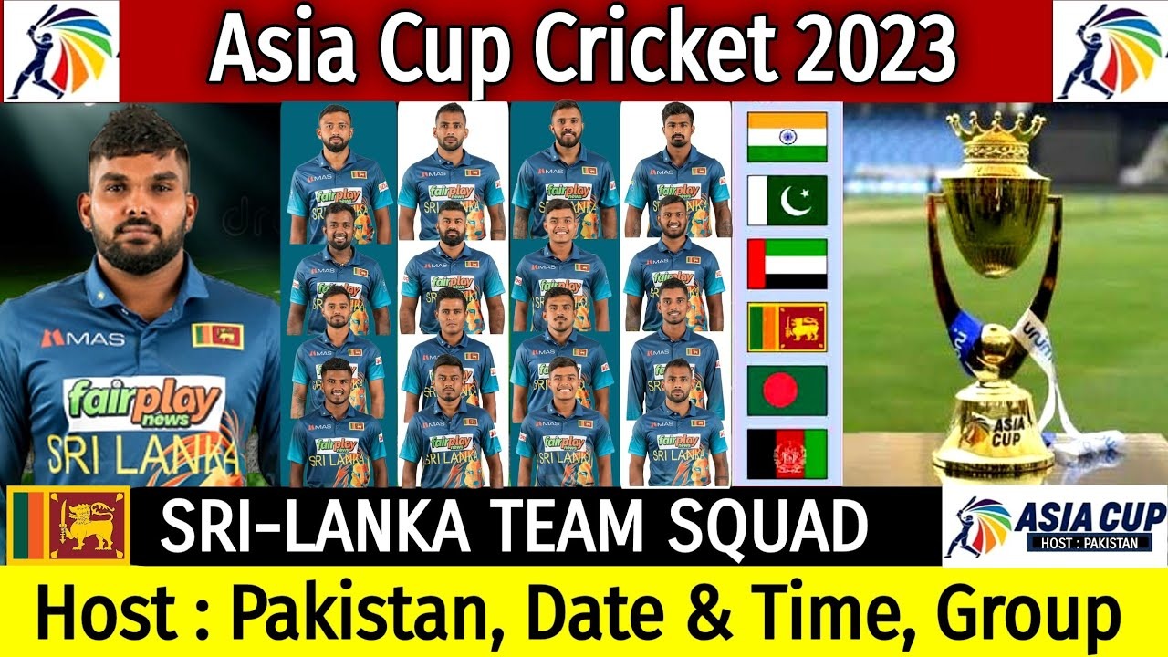 Sri Lanka Squad For Asia Cup 2023