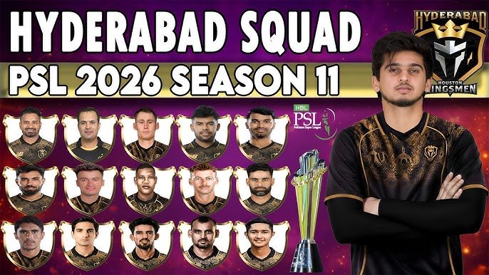 Hyderabad Kingsmen Squad 2026 – PSL 11 Players List
